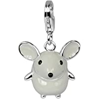 SilberDream Charms - Charm mouse en plata de ley 925- a prueba de manchas - especialmente para pulsera- collar y…